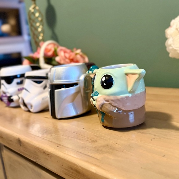 Star Wars Character Mug Bundle | Sormtroopers, Mandalorian, Grogu - Picture 3 of 10